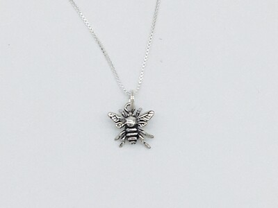 Honey Bee Silver Necklace