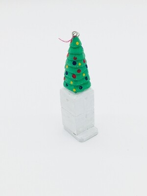 Christmas Tree Bee Hive Ornament