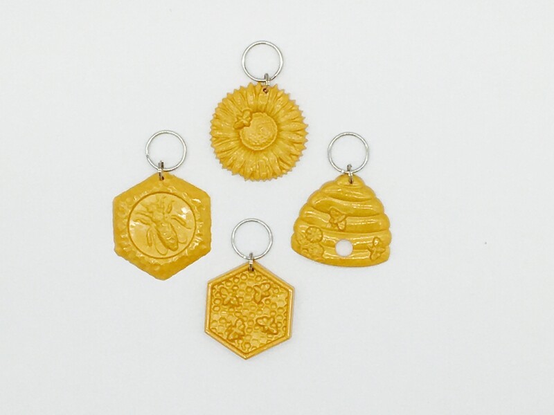 Honey Bee Keychain