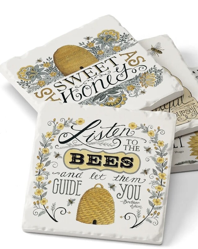 Honey Bee Coaster Set of 4