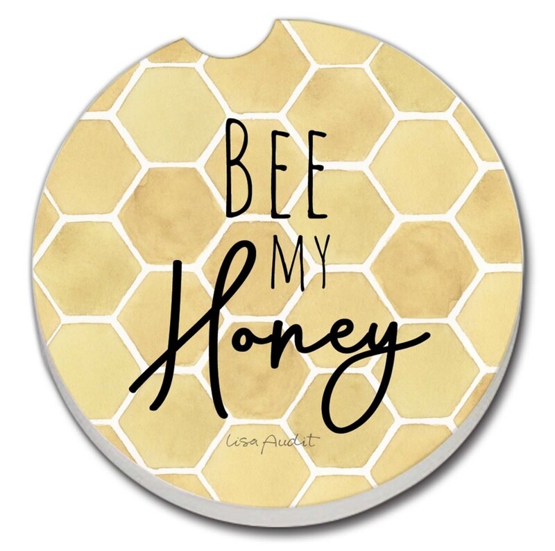 Honey Bee Car Coasters