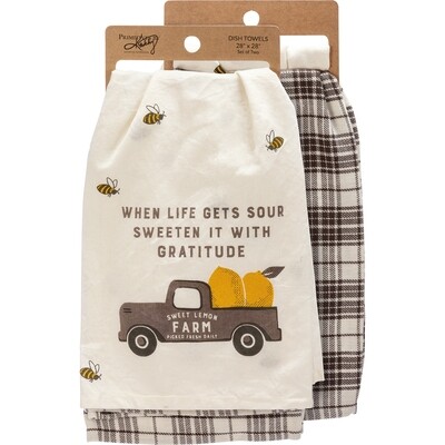 Life Gets Sour Dish Towel Set