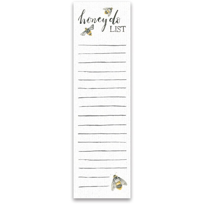 Honey Bee Magnetic List Notepads
