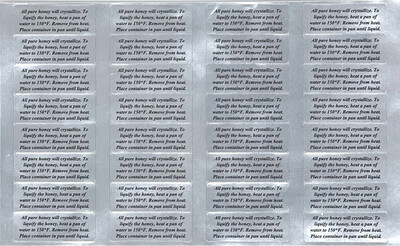 Liquification Labels Sheet