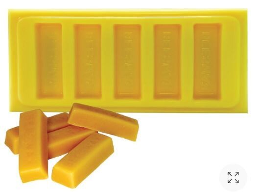 Silicone Beeswax Mold - 5 - 1oz. Bars