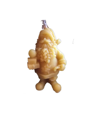 Beeswax Santa Christmas Ornament