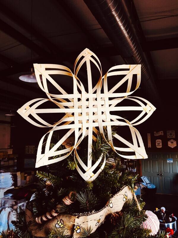 Carolina Star Christmas Tree Topper
