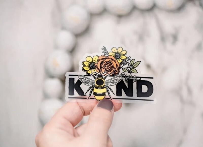 Bee Kind Decal Sticker