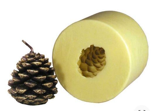 Small Pine Cone Candle Mold