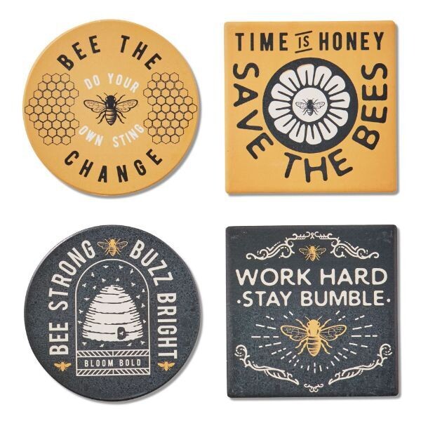 Bee The Change Coasters