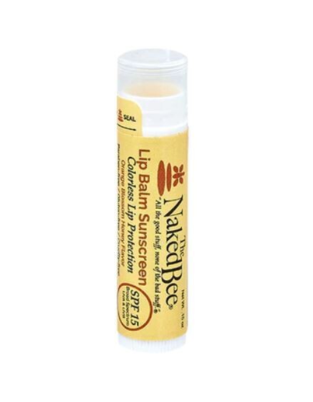 The Naked Bee SPF 15 Tinted Orange Blossom Honey Lip Balm