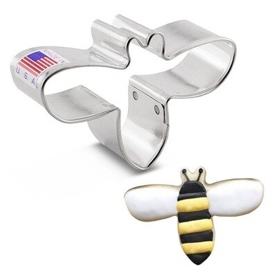 Honey Bee Shape Cookie Cutter Made in the USA