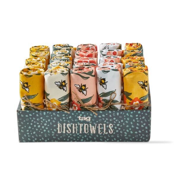 Bee Blossom Dish Towels