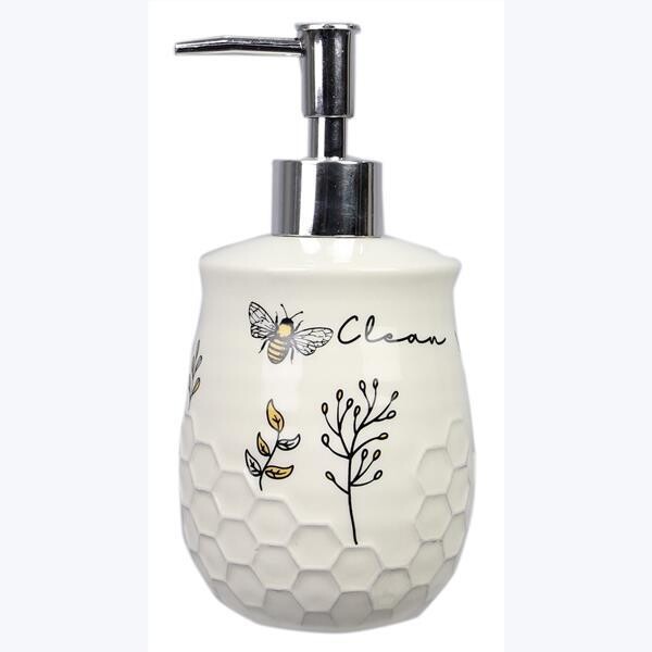 Bee Clean Honeycomb Soap Dispenser