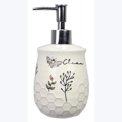 Bee Clean Honeycomb Soap Dispenser