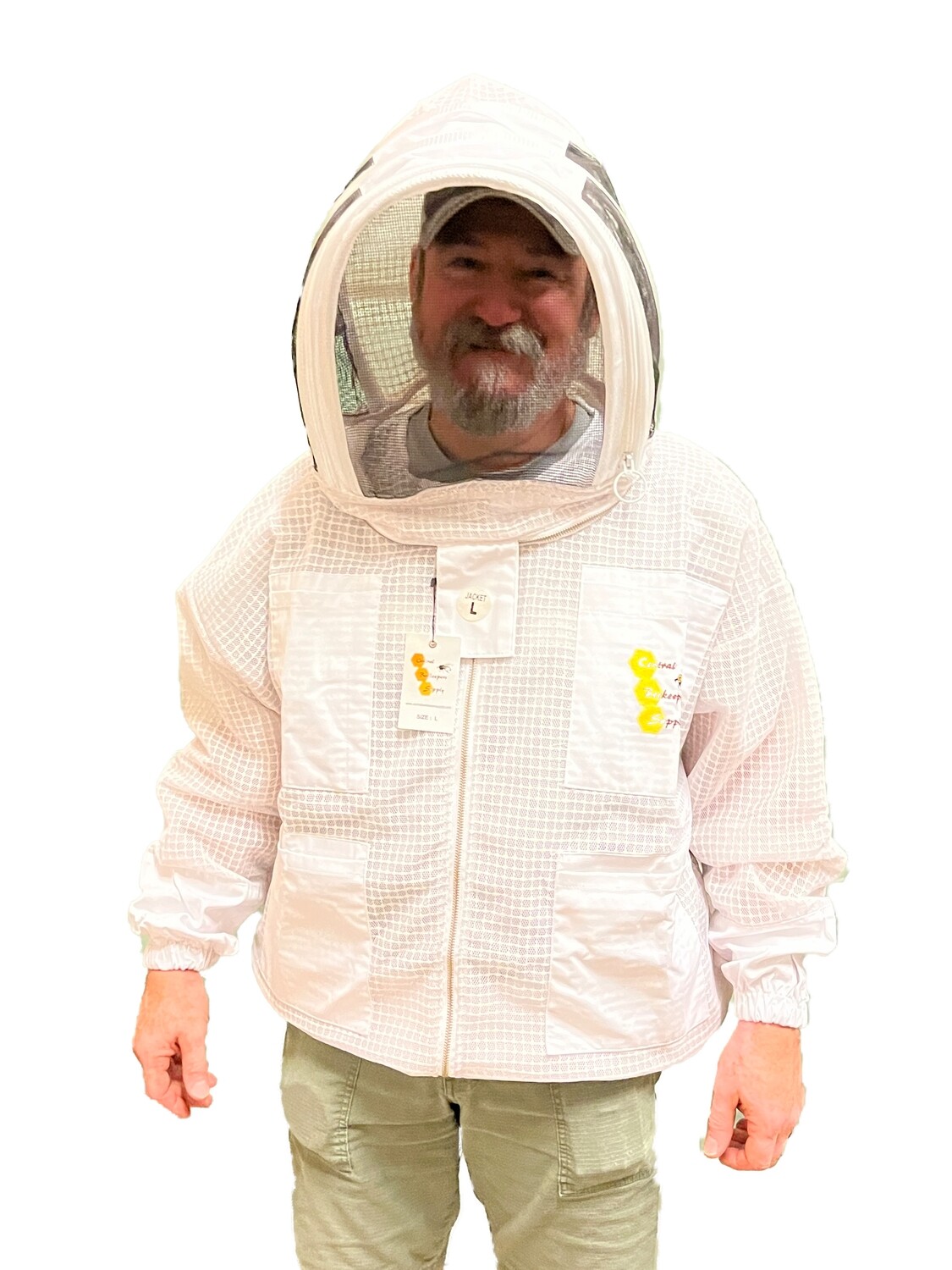 3-Layer Ventilated Beekeeping Protective Jacket-New Style