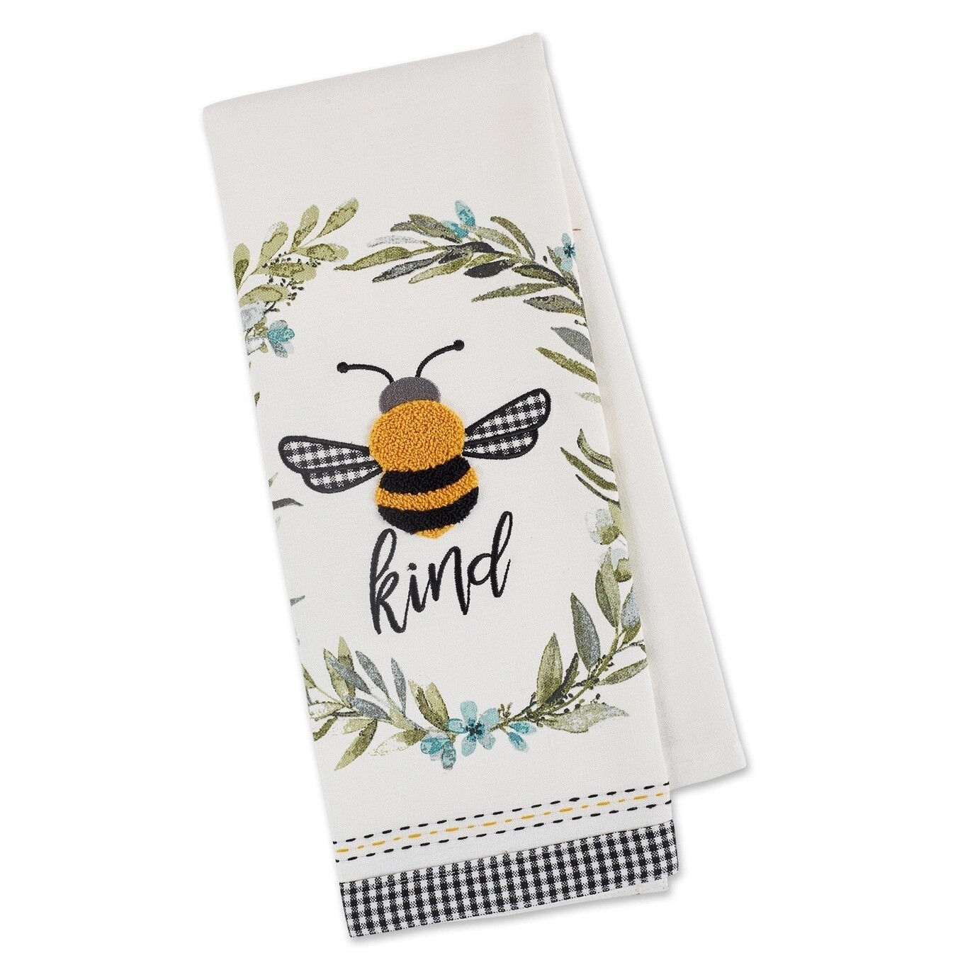 Bee Kind Embellish Plush Dish Towel