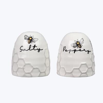 Bee Salty &amp; Peppery Shakers