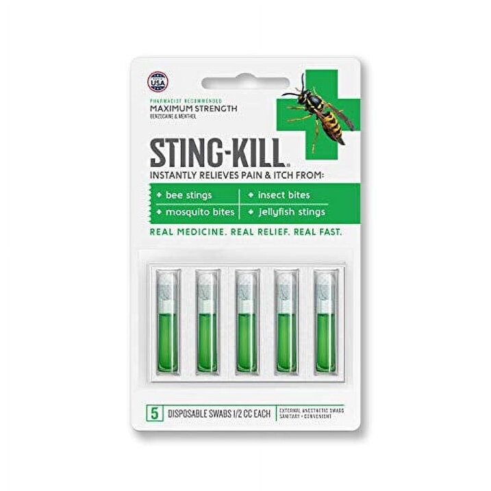 Sting Kill Swabs for Relief Honey Bee Stings