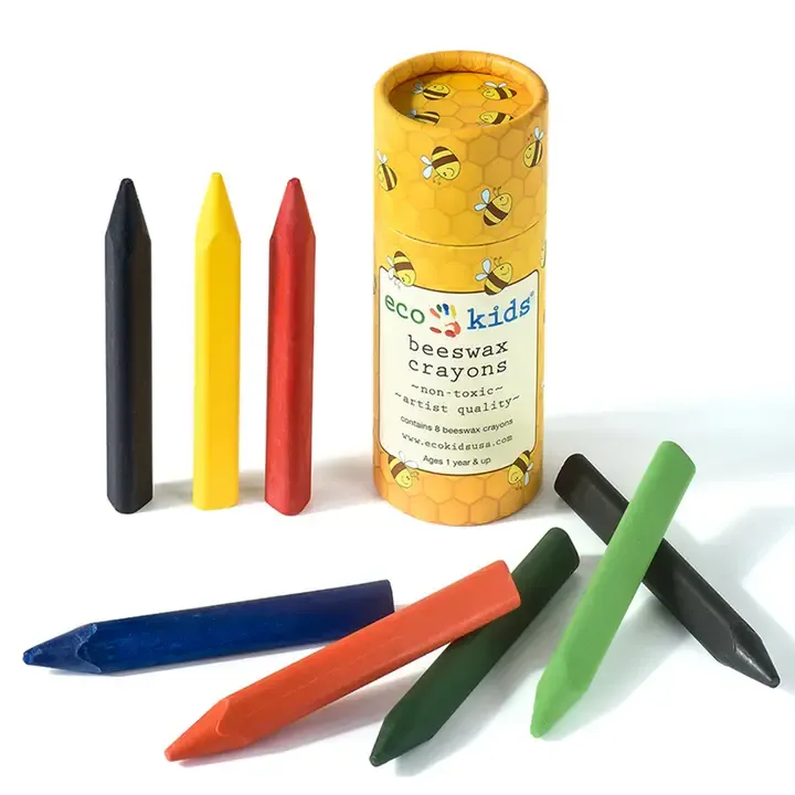 eco-kids Beeswax Triangle Crayons