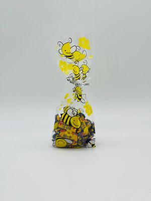 Honey Bee Themed Cellophane Treat Bags Variety 20pk