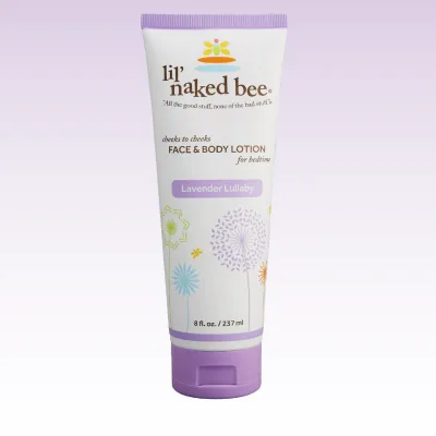 Naked Bee Lavender Lullaby Cheeks to Cheeks Face &amp; Body Lotion