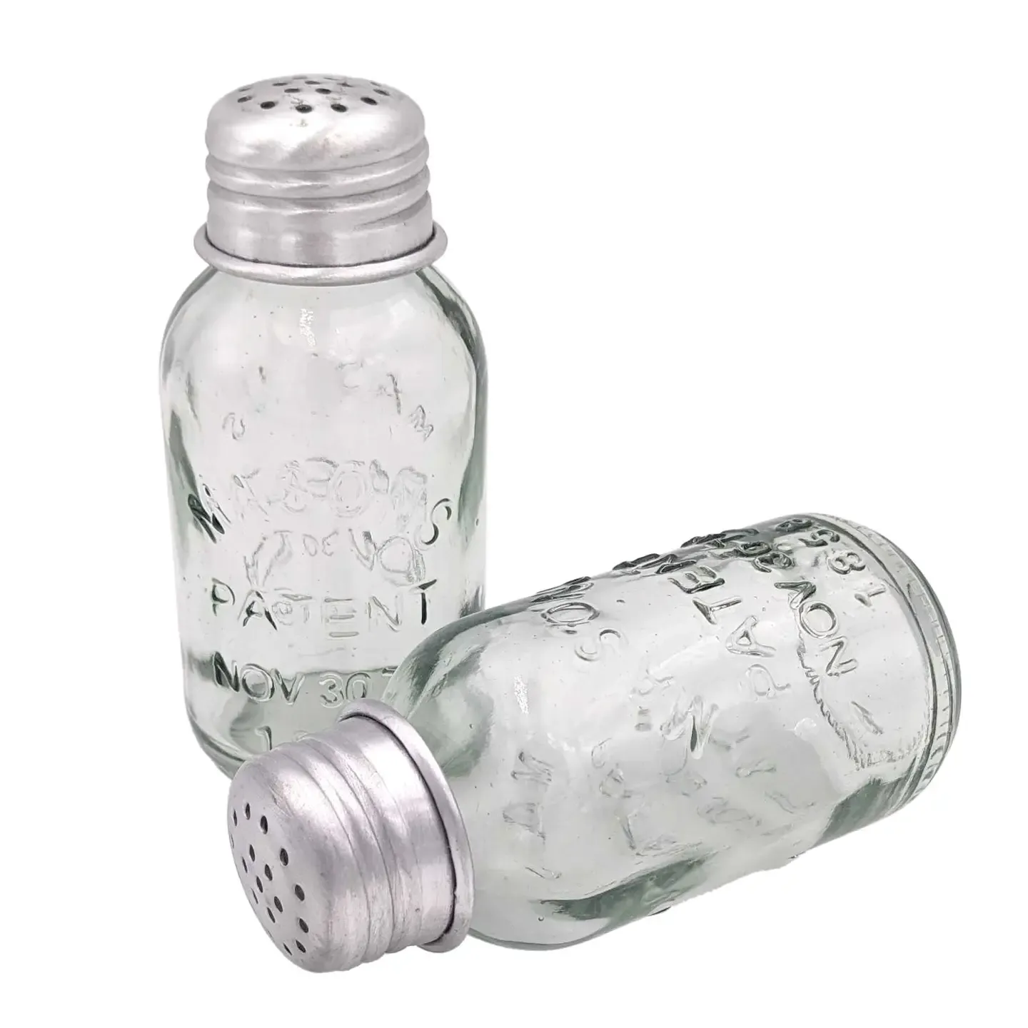 Mini Mason Jar Salt &amp; Pepper Shakers