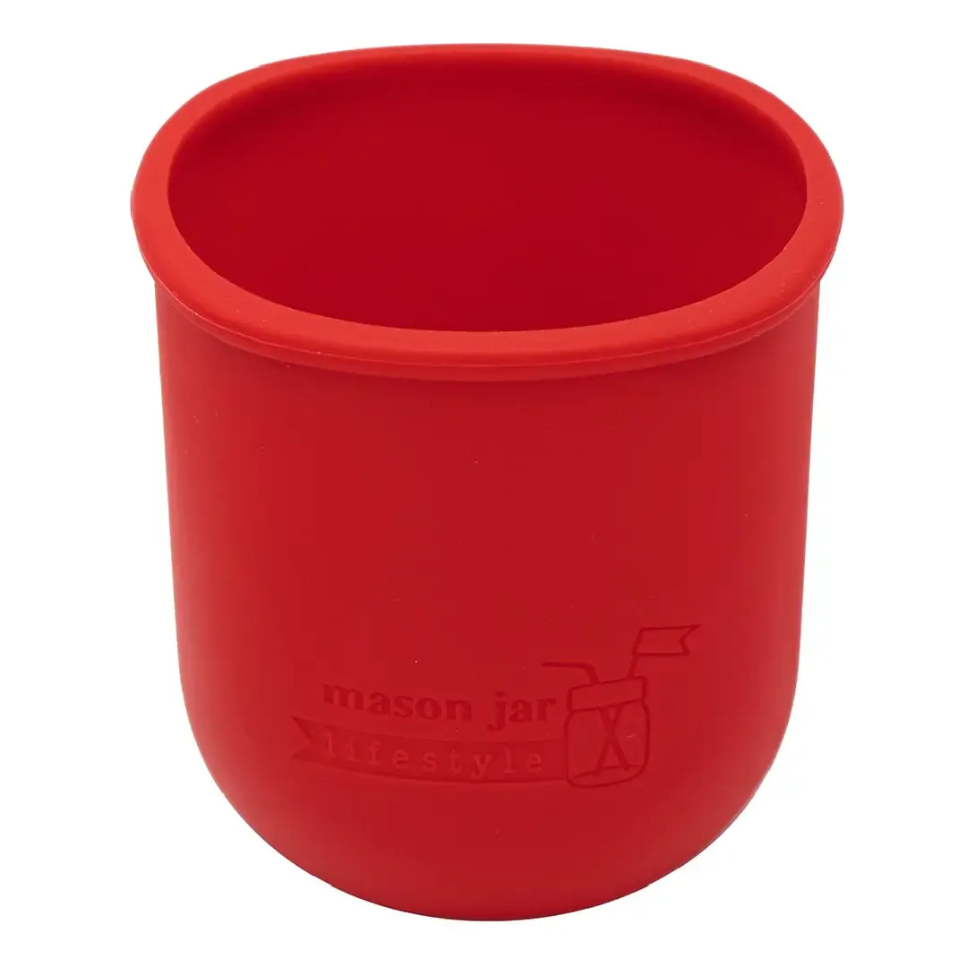 Silicone Sleeve For Regular Mouth Pint 16oz Mason Jars