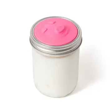 Silicone Grease Saver Lid, Wide Mouth Mason Jar Silicone Grease Saver Lid, Wide Mouth Mason Jar