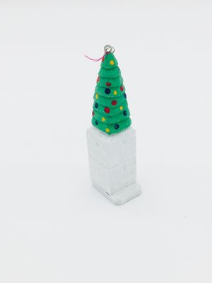 Christmas Tree Bee Hive Ornament