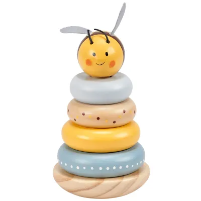 Wooden Baby Bee Stacking Toy