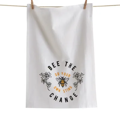 Bee the Change Kitchen Tea Towel