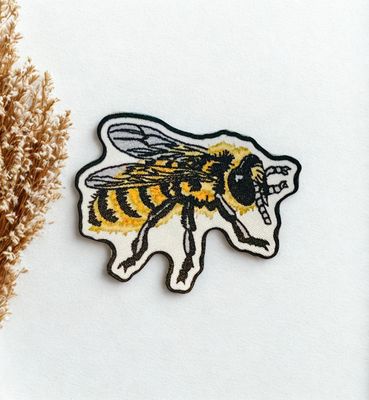Honey Bee Iron On Patch