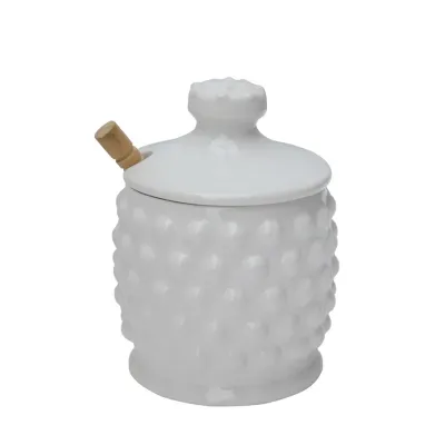 Hobnail Honeycomb Honey Pot