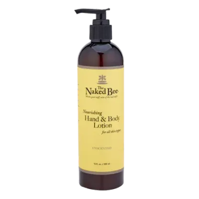 The Naked Bee Hand And Body Lotion 12 oz. Unscented