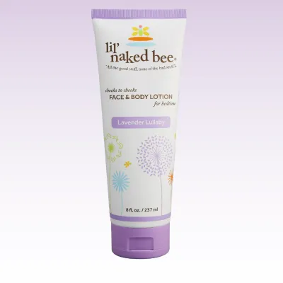 Naked Bee Lavender Lullaby Cheeks to Cheeks Face &amp; Body Lotion
