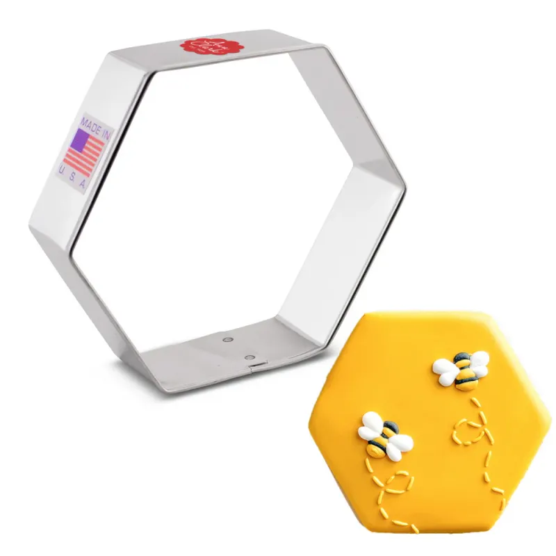 Honeycomb Cookie Cutter Made in the USA