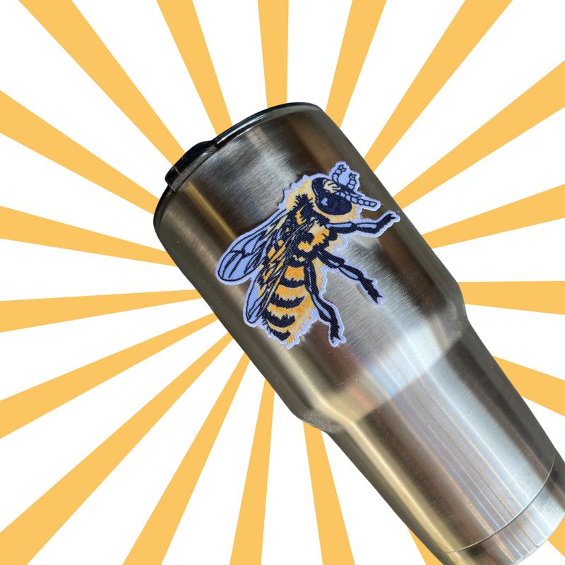 Fabric Honey Bee Sticker