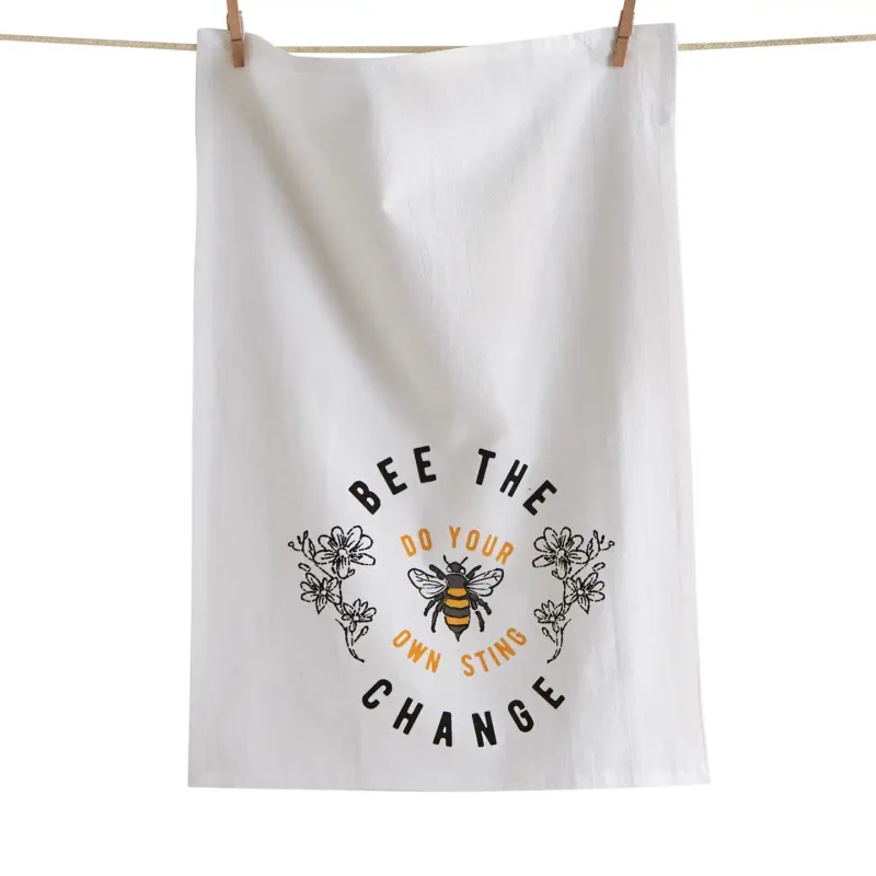 Bee the Change Kitchen Tea Towel