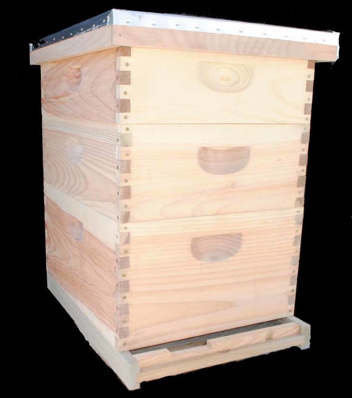 Deluxe Beginner Beehive Kit with Tool Kit &amp; Veil