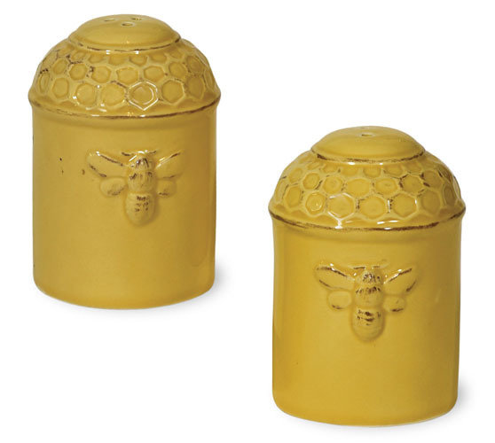 Honeycomb Salt &amp; Pepper Shakers
