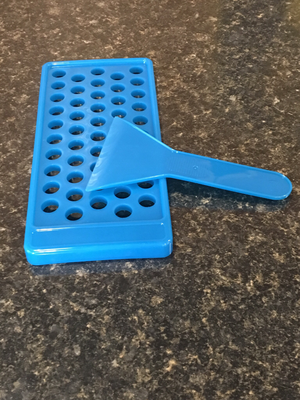 Lip Balm Filling Tray with Scraper