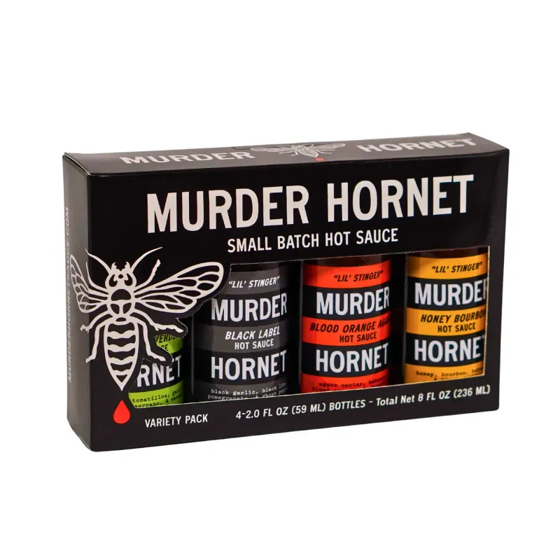Murder Hornet Lil' Stingers Variety Hot Sauce Pack