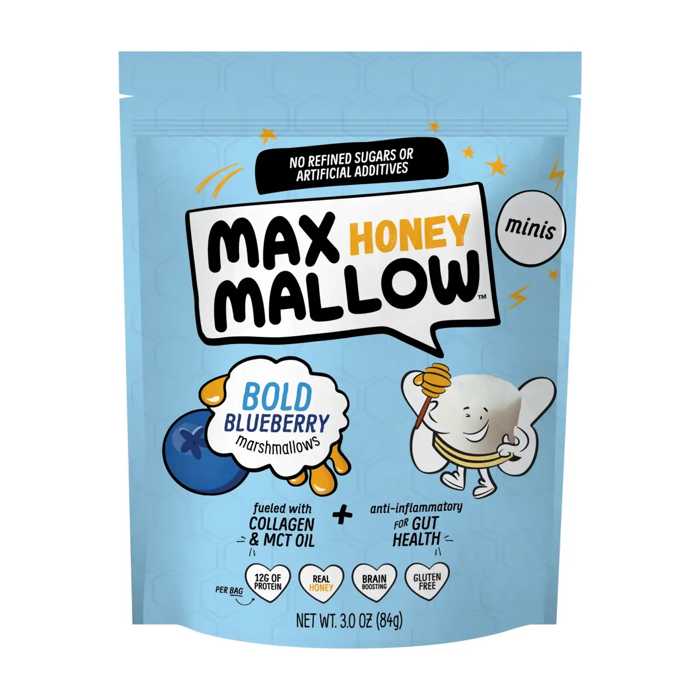 Max Honey Bold Blueberry Mini Mallows