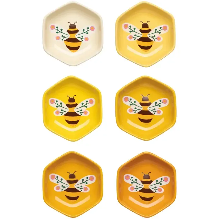 Bee Garden Pinch Bowl Set of 6