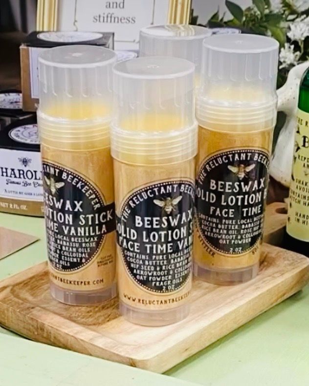 Reluctant Beekeeper Beeswax Solid Lotion Stick