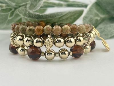 Spiral Bracelet - Golden Glory