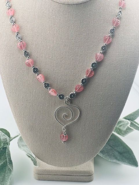 Love that Pink - Heart Necklace