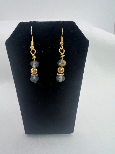 Czech Glass Bead Drops Earrings