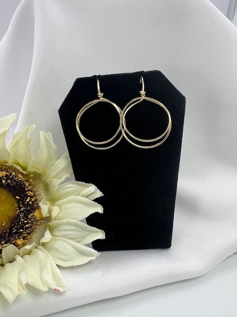 Tee Double Loop- Gold